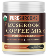 PureShrooms Perfect 7 Organic Mushroom Coffee Blend