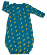 Silkberry Baby Bamboo Converter Gown Dotty Leaf
