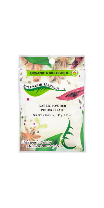 Buy Splendor Garden Organic Garlic Powder at Well.ca | Free Shipping ...
