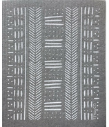 Ten & Co. Swedish Sponge Cloth Gray/White Mudcloth