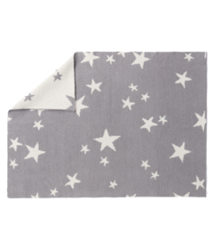 Earth Baby Outfitters Eco Knit Blanket Storm Grey Star