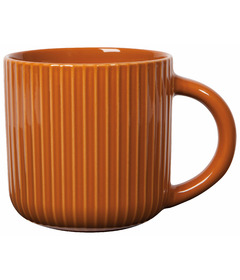 Heirloom By Danica Fluted Mug Cognac