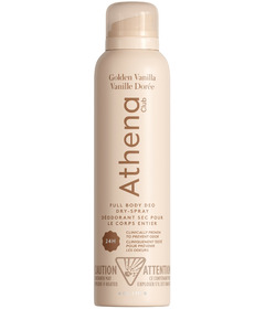 Athena Club Full Body Deodorant Dry Spray Golden Vanilla