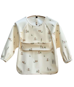 Bulle Long Sleeved Waterproof Bib Meadow Bunny