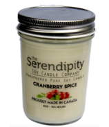 Bougies Serendipity Jar Mason Cranberry Spice
