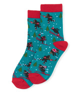 Little Blue House by Hatley Kids Crew Socks Wild Winter