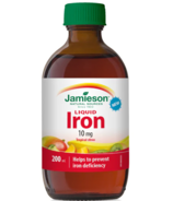 Jamieson Iron 10mg d’agrumes tropicaux liquides