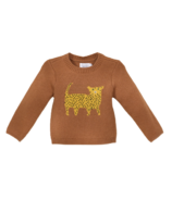 Rise Little Earthling Intarsia Sweater Light Tiger