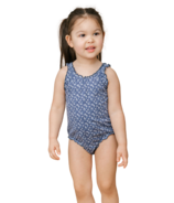 Imagine Perry Girls Classic One Piece Navy Mini Floral