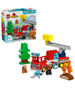 LEGO DUPLO Town Fire Truck with Hose and Firefighter