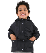 Jan & Jul Cozy-Dry Rain Jacket Black 