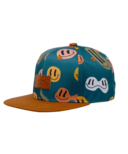 Headster Kids Snapback Hat Peppy Snapback Cedar Green