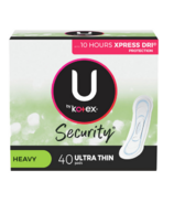 U by Kotex Security Ultra Thin Pads Lourd