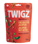 Twigz Craft Pretzels Jalapeno grillé au feu 