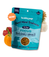 Healthypup Focus Beef Mini Trainers with Lion's Mane & Omega 3