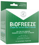 BioFreeze Fast Acting Menthol Pain Relief On-The-Go Singles