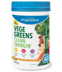 image of Progressive Vegegreens Clean Energy Natural Tangy Orange with sku:328893
