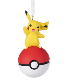Hallmark Christmas Ornament Pokemon Pikachu With Ball