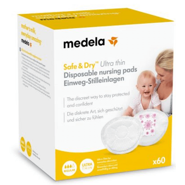 Buy Medela Safe & Dry Ultra Thin Disposable Nursing Pads Medium