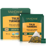 Vahdam Tulsi Turmeric Green Tea