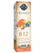 Garden of Life Organics Vitamine B-12 Spray de framboise biologique