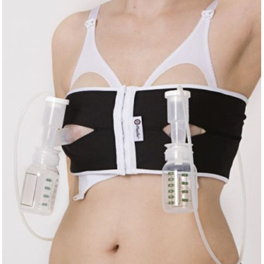 PumpEase Hands Free Pumping Bra Tuxedo