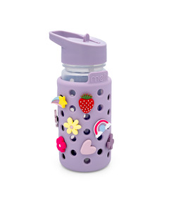 Melii Charms Water Bottle Purple Whimsical