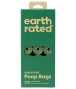 Earth Rated Unscented Refill Rolls Dog Waste Bags 