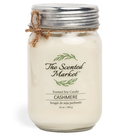 The Scented Market Soy Wax Candle Cashmere