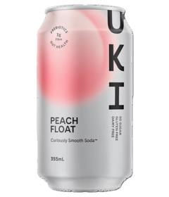 UKI Prebiotic Soda Peach Float