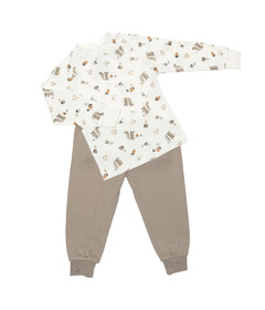 Perlimpinpin Bamboo PJ Set Squirrels