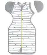 bbluv 3-in-1 Sleep Swaddle Grey and White Stripes