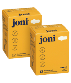 joni Organic Bamboo Regular Pads Bundle
