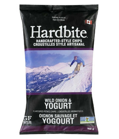 Hardbite Potato Chips Wild Onion & Yogurt