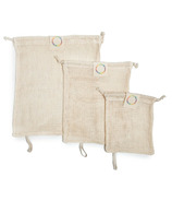 Life Without Waste Reusable Produce Bags Organic Cotton Mesh