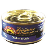 Lick Your Chops Distinctive Delicacies Chicken & Crab Cat Food Can
