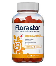 Florastor Prebiotic + Probiotic Gummies Peach Lemonade