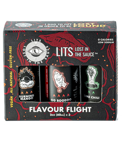 Lost in the Sauce LITS Flavour Flight Hot Sauce Sampler Pack