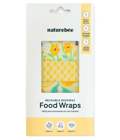 Nature Bee Variety Beeswax Wraps Yellow Set