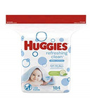 Huggies Refreshing Clean Recharge de Lingettes Hypoallergéniques pour Bébé