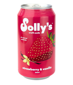Solly's Soda Strawberry & Vanilla