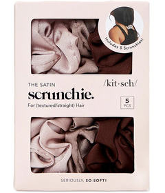 kitsch Satin Scrunchies Cameo