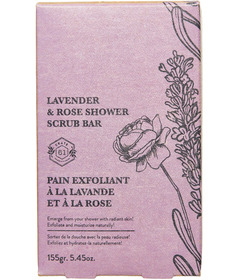 Crate 61 Organics Shower Scrub Bar Lavender & Rose
