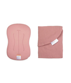 Snuggle Me Organic Lounger Curve & Muslin Cover Gumdrop Bundle