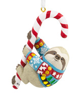 Hallmark Christmas Ornament Sloth In Ugly Christmas Sweater