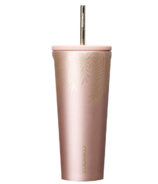 Corkcicle Frosted Pines Rose Gold Tumbler