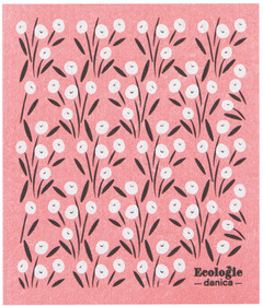 Ecologie By Danica Swedish Dishcloth Bouquet Pink