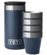 YETI Shot Glasses & Case Navy