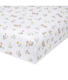 Aden + Anais Crib Sheet Country Floral