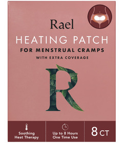 Rael Heating Patch for Menstrual Cramps with Extra Coverage